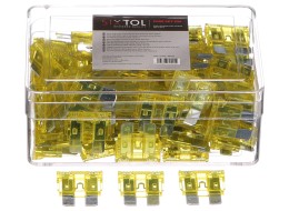 Automotive blade fuse set MECHANIC FUSE SET 20A, 100 pcs