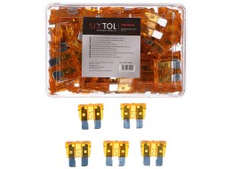 Automotive blade fuse set MECHANIC FUSE SET 5A, 100 pcs