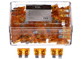 Automotive blade fuse set MECHANIC FUSE SET 5A, 100 pcs