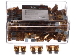 Set of automotive blade fuses MECHANIC FUSE SET 7.5A, 100 pcs