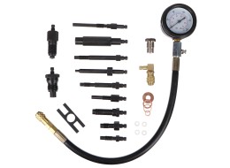 Compression testing kit for diesel engines MECHANIC ENGINE TESTER 23, 0-70bar, 23pcs