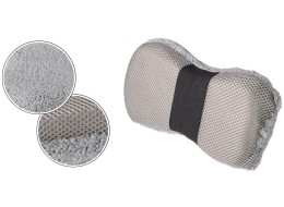 Car washing sponge CAR DETAILING WASH 2, 24 x 12.5 x 6 cm, grey