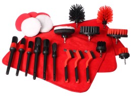 Multifunctional set of tools for cleaning and washing the car CAR DETAILING 33, 33 pcs