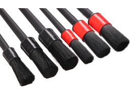 Set of precision brushes for car cleaning CAR DETAILING BRUSH 6, 6 pcs