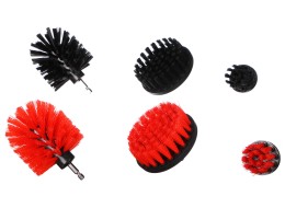 Set of drill brushes for car cleaning CAR DETAILING DRILL BRUSH 6, 6 pcs