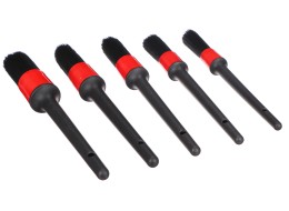 Set of soft precision brushes for car cleaning CAR DETAILING BRUSH 5 SOFT, 5 pcs