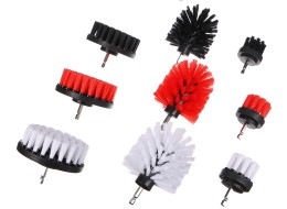 Set of drill brushes for car cleaning CAR DETAILING DRILL BRUSH 9, 9 pcs