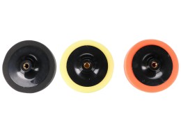 Set of polishing pads/sponges with drill mandrel for car cleaning CAR DETAILING PAD 3, 3 pcs