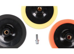 Set of polishing pads/sponges with drill mandrel for car cleaning CAR DETAILING PAD 3, 3 pcs