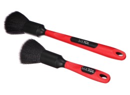 Precision Car Cleaning Brush Set with Ergo Handle CAR DETAILING BRUSH 2 PRO, 2pcs
