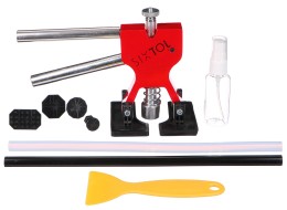 Car body dent repair kit with puller CAR BODY REPAIR SET 50, 50 pcs