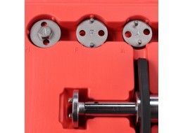 Pneumatic brake piston compressor MECHANIC BRAKE SET PNEU 16, 16-piece set