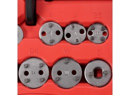 Pneumatic brake piston compressor MECHANIC BRAKE SET PNEU 23, 23-piece set