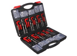 Thread repair kit MECHANIC THREAD SET 261, M5 - M12, 1/4UNC-1/2UNC, 261 pcs
