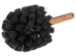 Round brush for cleaning the body of a bicycle or motorcycle CAR DETAILING WOOD BRUSH 1
