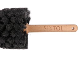 Round brush for cleaning the body of a bicycle or motorcycle CAR DETAILING WOOD BRUSH 1