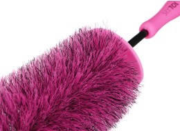 Brush for cleaning car wheel rims CAR DETAILING TIRE BRUSH PINK