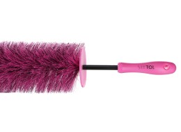 Brush for cleaning car wheel rims CAR DETAILING TIRE BRUSH PINK