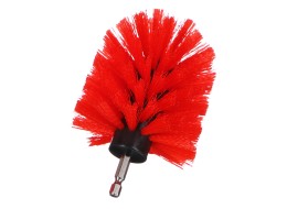 Round drill brush for car cleaning CAR DETAILING DRILL BRUSH ONE MEDIUM, semi-hard