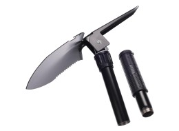 Folding shovel with pick CAR SHOVEL 1, in pouch