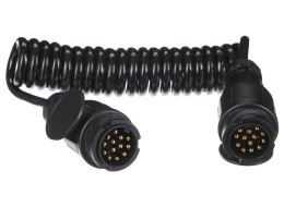 Coiled interconnecting cable for trailer plugs TRAILER CABLE 4, 13-13pin, 3m