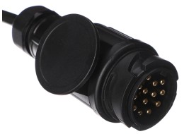 Coiled interconnecting cable for trailer plugs TRAILER CABLE 4, 13-13pin, 3m