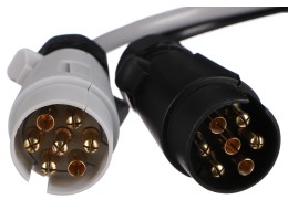 Trailer socket adapter cable TRAILER CABLE 5, from 13-pin to 7-pin N+S, 35cm