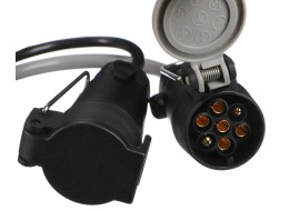 Trailer plug cable adapter TRAILER CABLE 6, from 13-pin to 7-pin N+S, 35cm