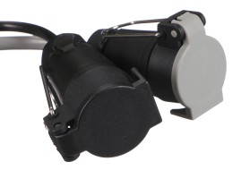 Trailer plug cable adapter TRAILER CABLE 6, from 13-pin to 7-pin N+S, 35cm