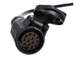 13-pin extension cable - socket + plug TRAILER CABLE 8, 12V, 5m