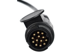 13-pin extension cable - socket + plug TRAILER CABLE 8, 12V, 5m