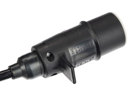 Coiled 7-pin connecting cable type S TRAILER CABLE 10, plastic plug, 24V, 3.5m