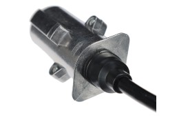 Coiled 7-pin connecting cable type S TRAILER CABLE 12, metal plug, 24V, 3.5m