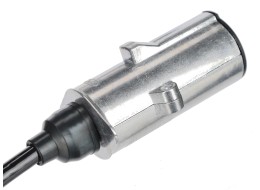 Spiral connecting cable 7-pin type N TRAILER CABLE 13, metal plug, 24V, 3.5m