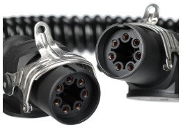 Spiral EBS connection cable 7-pin TRAILER CABLE 14, 24V, 3.5 m