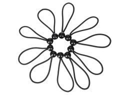 Set of bungee cords with ball CARGO CORD SET 3, 15cm, 10 pcs