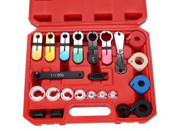 Fuel and air conditioning quick-disconnect tool set MECHANIC AC SET 1, 22 pcs