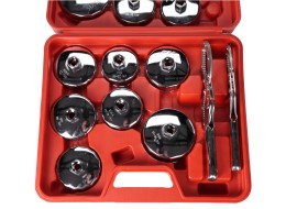 Set of cup wrenches for oil filters MECHANIC OIL WRENCH 16, 16 pcs