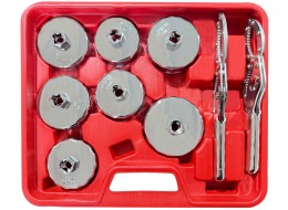 Set of cup wrenches for oil filters MECHANIC OIL WRENCH 16, 16 pcs