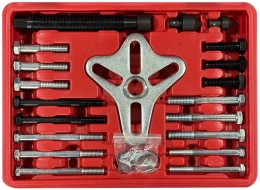 Steering Wheel and Crankshaft Pulley Puller Set MECHANIC PULLER SET 8, 46 pcs