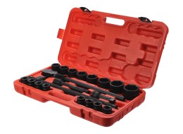 Socket set with ratchet MECHANIC WRENCH SET 2, heavy-duty, 21 pcs