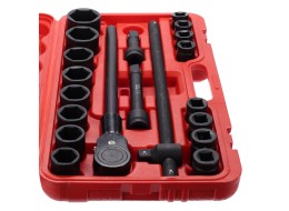 Socket set with ratchet MECHANIC WRENCH SET 2, heavy-duty, 21 pcs