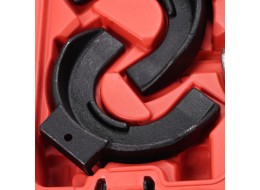 Shock absorber spring compressor set with interchangeable forks MECHANIC SPRING SET 5