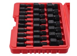 Damaged Screw and Nut Extractor Set MECHANIC NUT REMOVER 2, 25 pcs