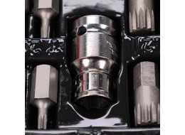 Torx Bit Set in Metal Case MECHANIC TORX SET 1, 40 pcs