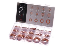 Copper sealing ring set MECHANIC RING SET 2, M5–M20, 300 pcs