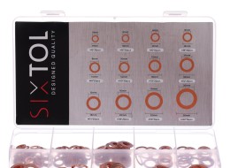 Copper sealing ring set MECHANIC RING SET 2, M5–M20, 300 pcs