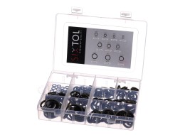Set of NBR and steel sealing rings MECHANIC RING SET 3, M6–M24, 180 pcs