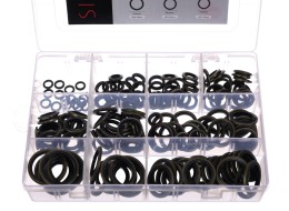 Set of NBR and steel sealing rings MECHANIC RING SET 3, M6–M24, 180 pcs