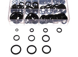 Set of NBR and steel sealing rings MECHANIC RING SET 3, M6–M24, 180 pcs